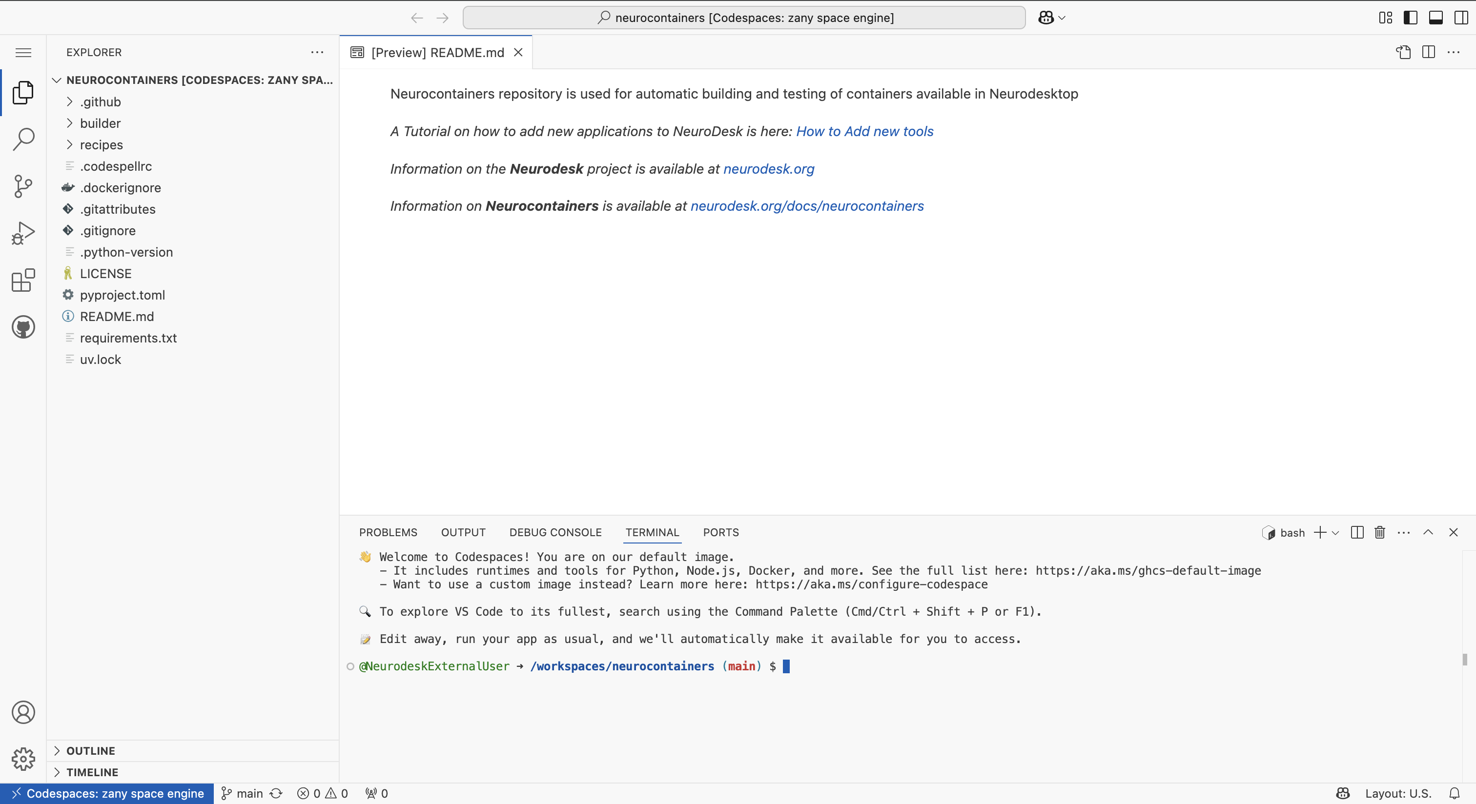 Codespace